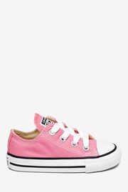 Converse Pink Chuck Taylor All Star Infant Low Trainers - Image 1 of 4