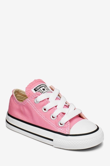 Converse Pink Chuck Taylor All Star Infant Low Trainers