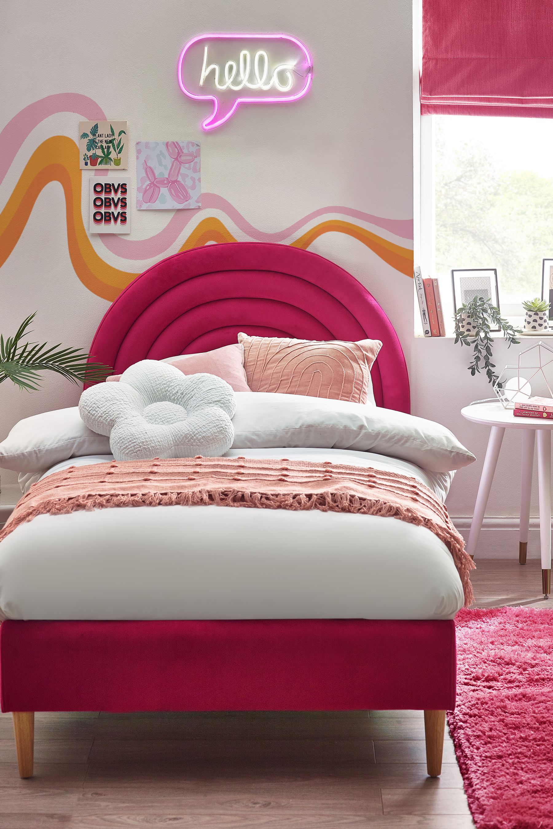 Velvet shell sales bed frame