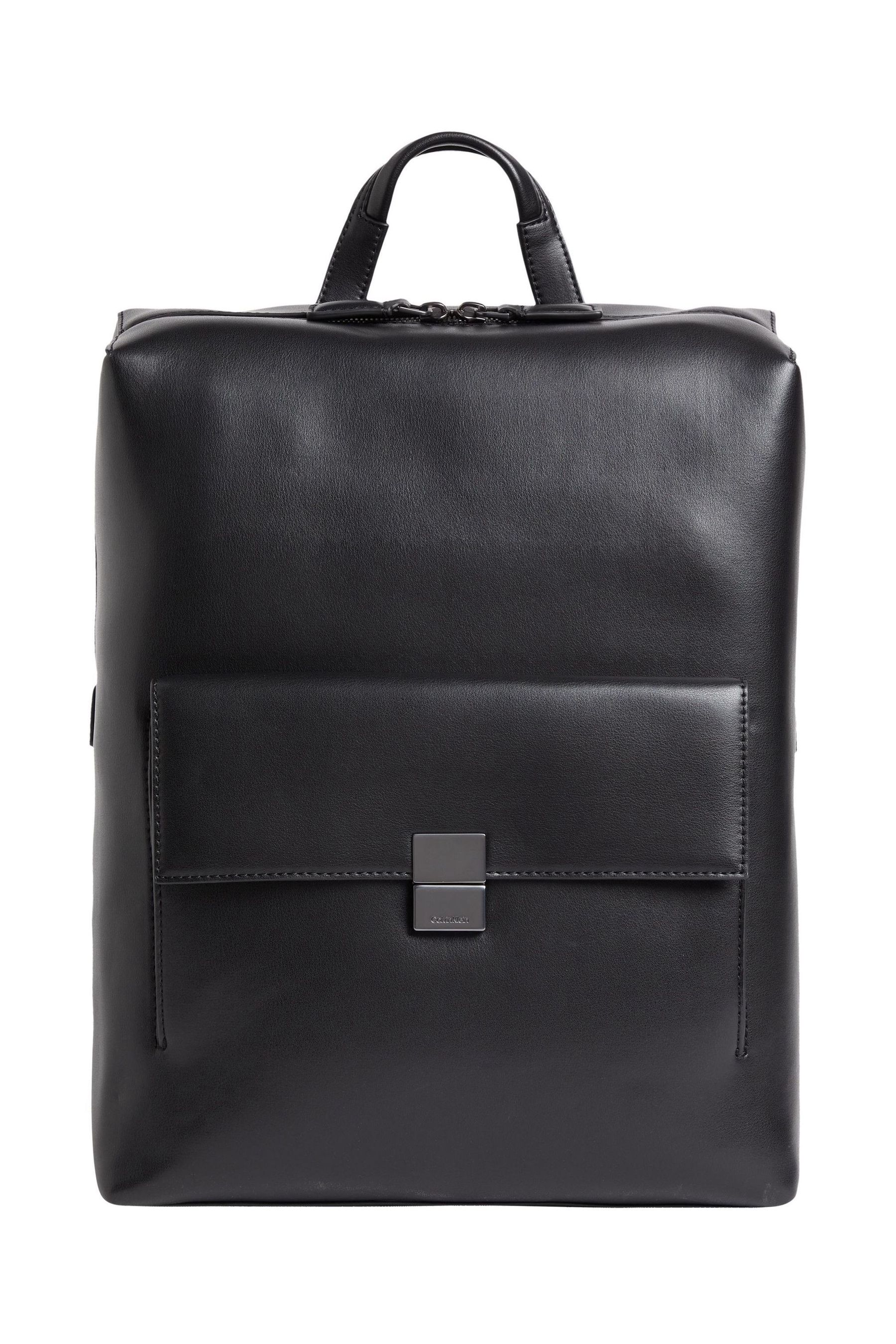 Buy Calvin Klein Iconic Hardwear Square Black Backpack from Next Luxembourg