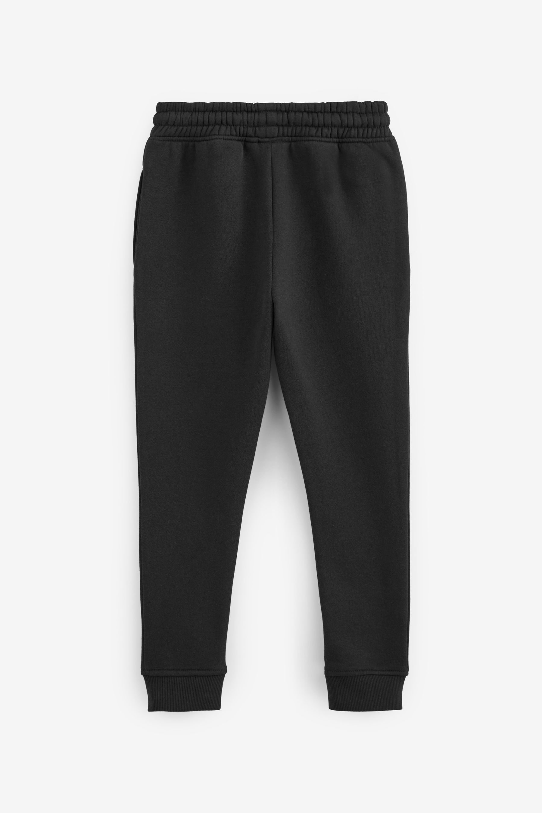 Buy Black Skinny Fit Cotton Rich Joggers 2 Pack 3 16yrs from the Next UK online shop