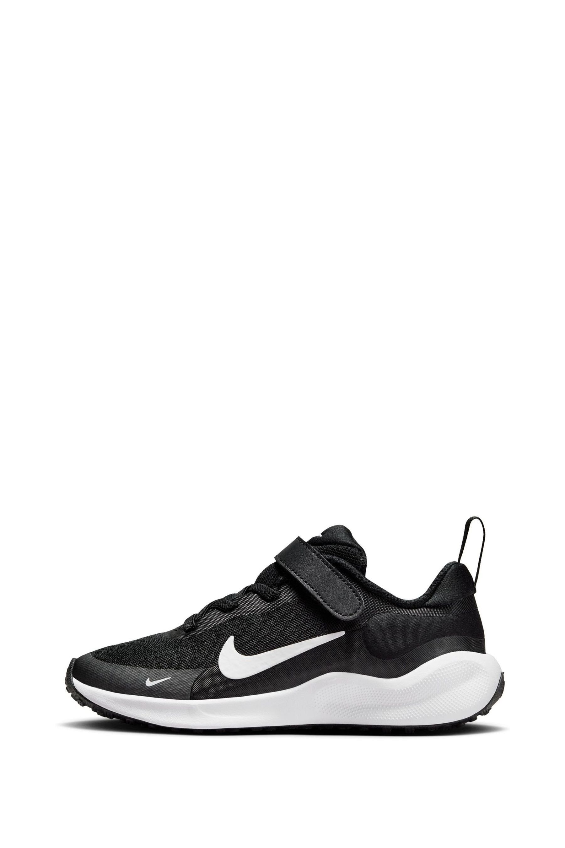 Buy Nike Black White Revolution 7 Junior Trainers from the Next UK