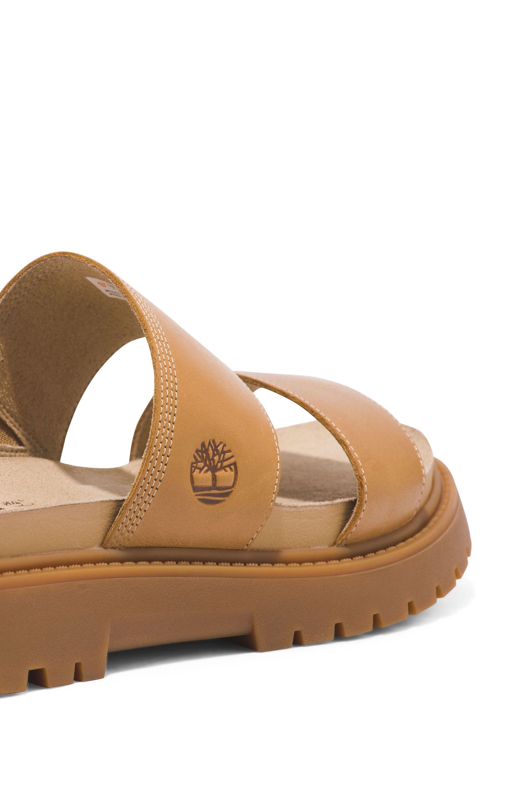 Cream slide sandals shop