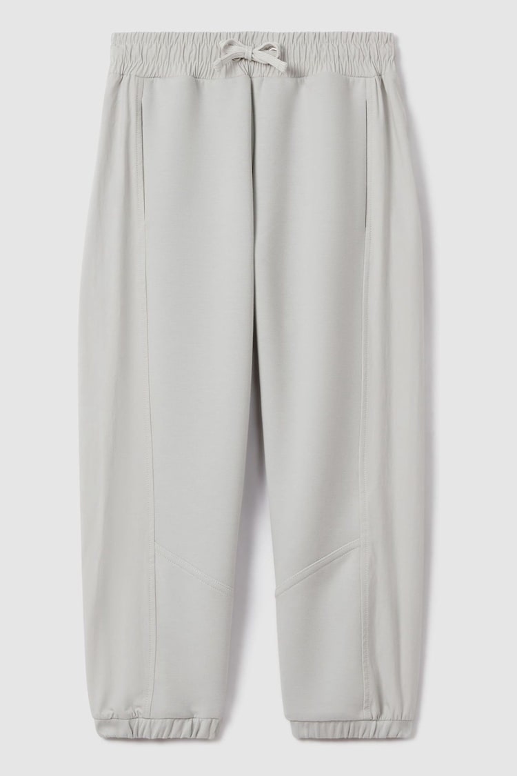 Reiss Grey Maja Junior Hybrid Jersey Jogging Bottoms - Image 2 of 4