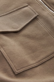 Taupe Brown EDIT Shacket - Image 8 of 10