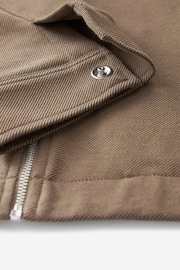 Taupe Brown EDIT Shacket - Image 9 of 10