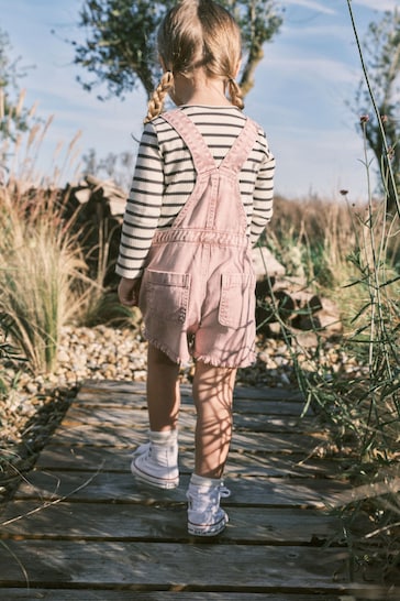 Pink Dungarees (3mths-7yrs)