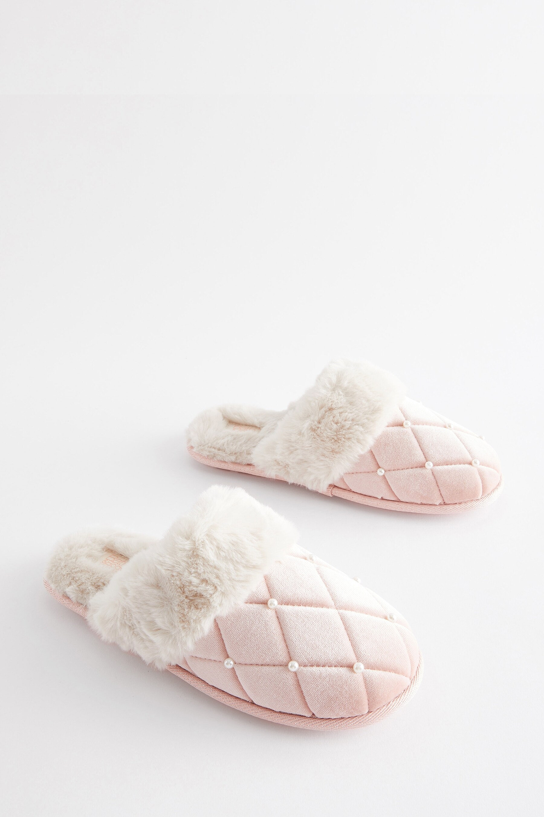 Bath Body Works Quilted Mule Slippers