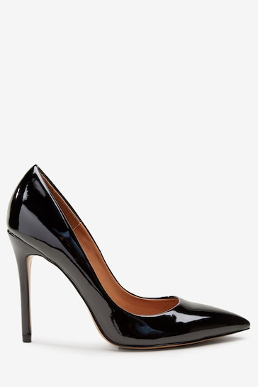 Black Regular/Wide Fit Forever Comfort® Point Court Shoes
