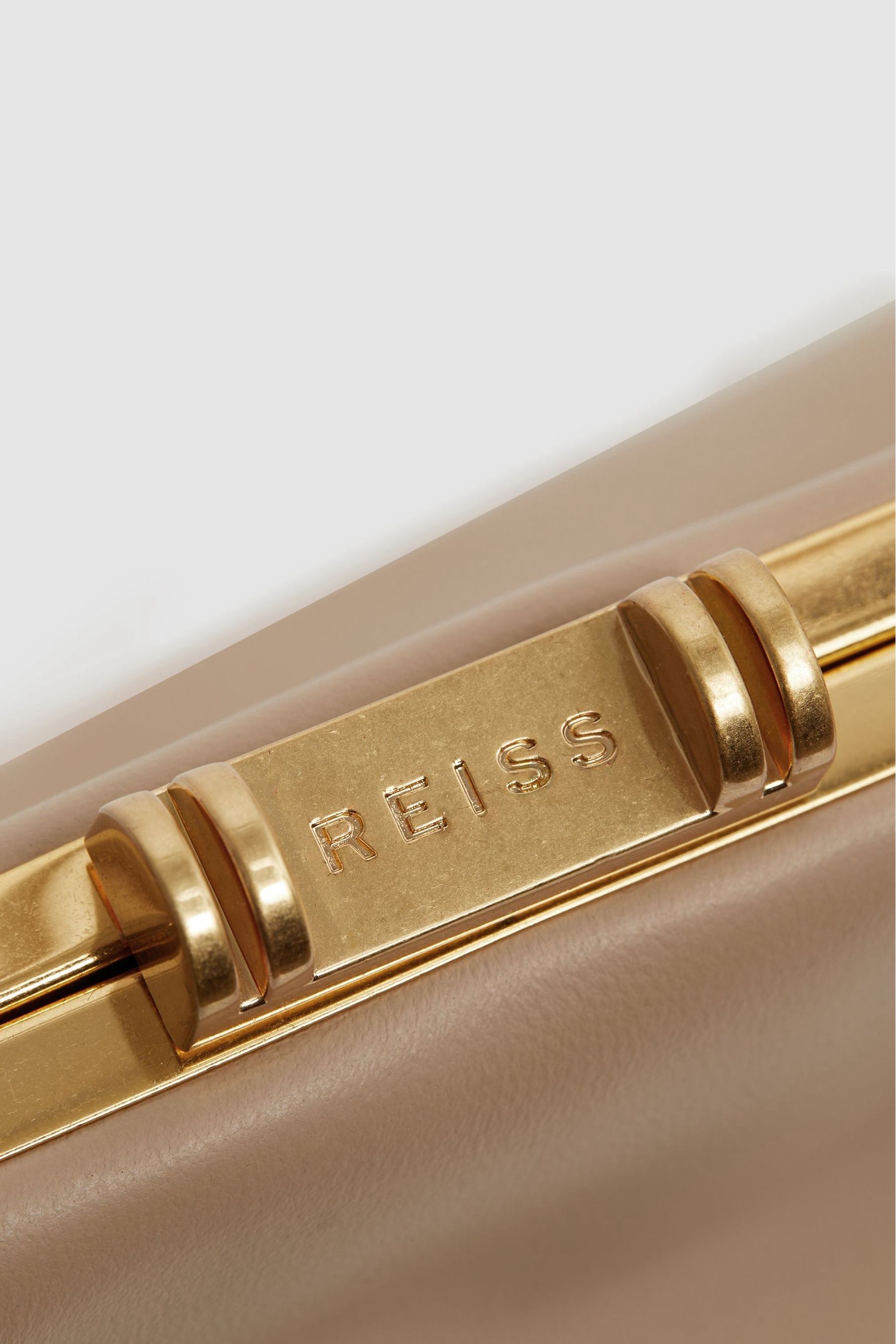 Taupe clutch store bag uk