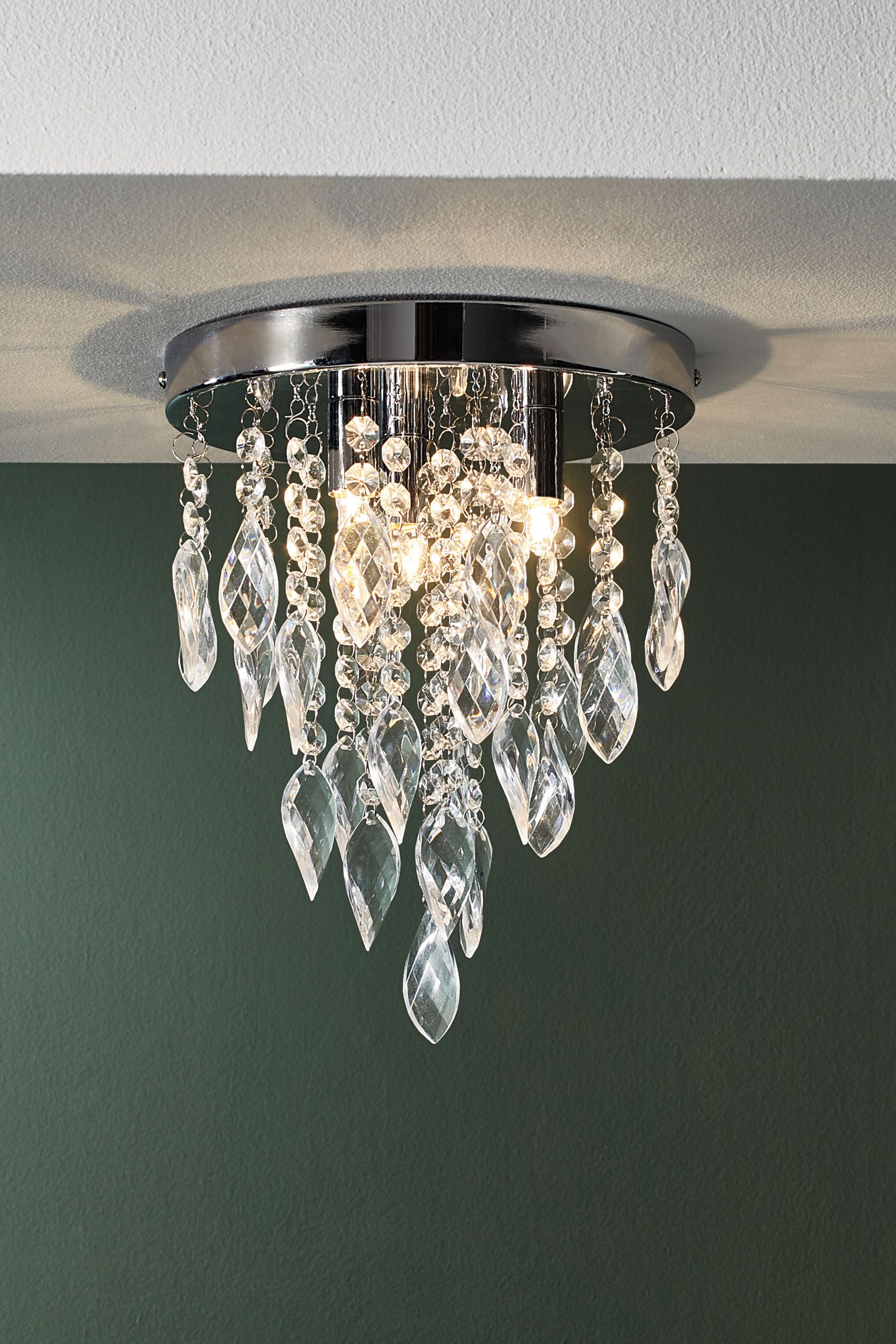 Buy Chrome Twist 3 Light Flush Fitting Ceiling Light from the Next UK online shop