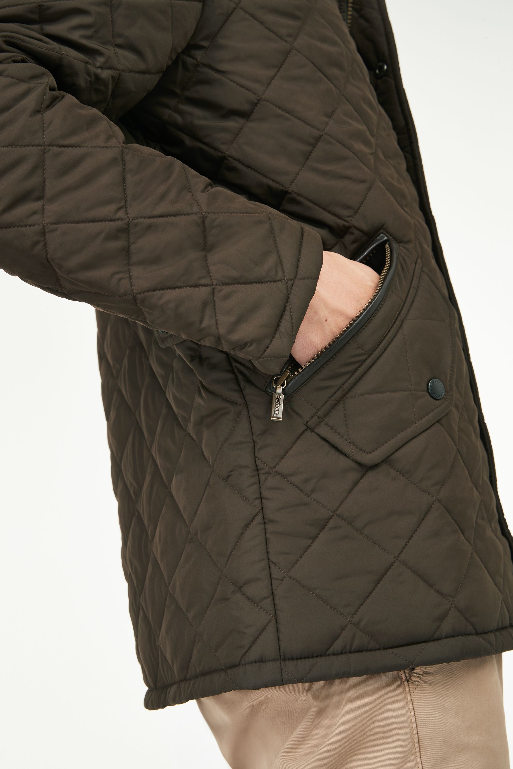 Barbour chelsea jacket olive store