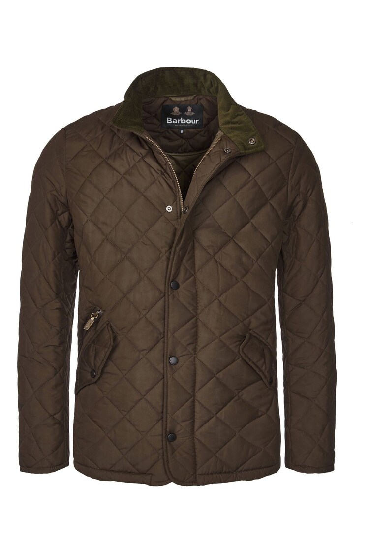 Barbour® Olive Green Chelsea Quilted Jacket - Image 7 of 10