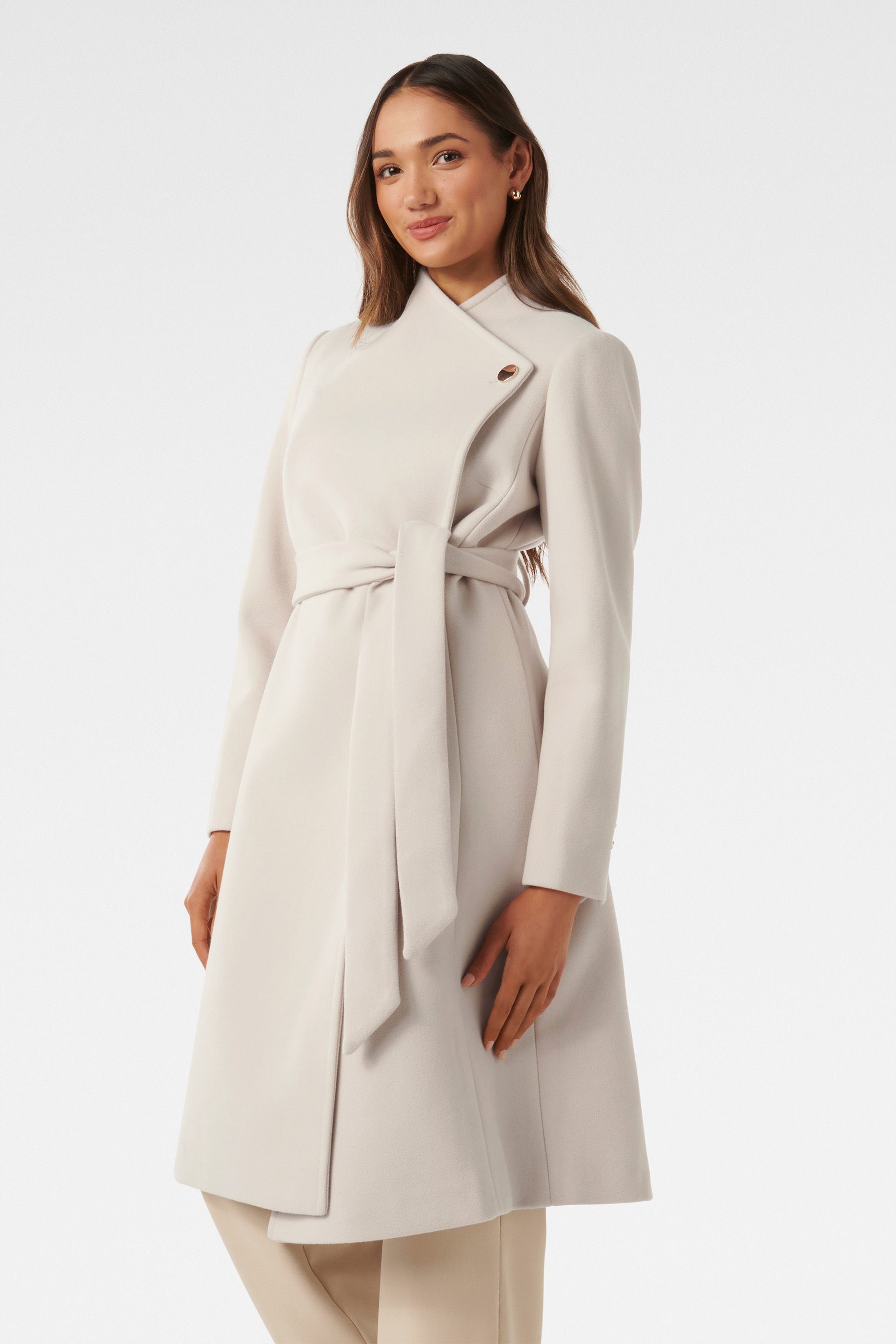 Petite cream coat online