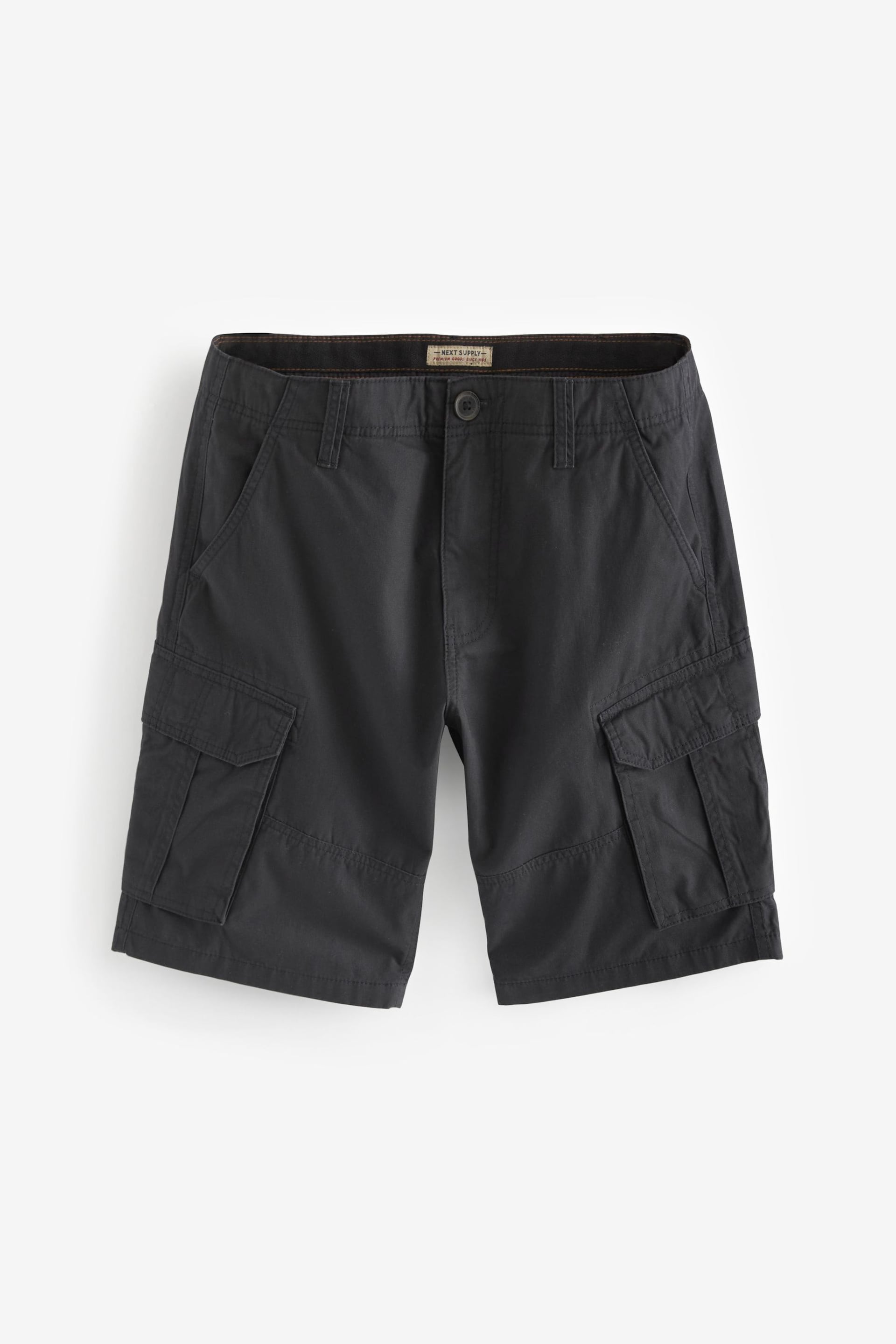 Navy Blue/Stone Natural Cargo Shorts 2 Pack - Image 8 of 13