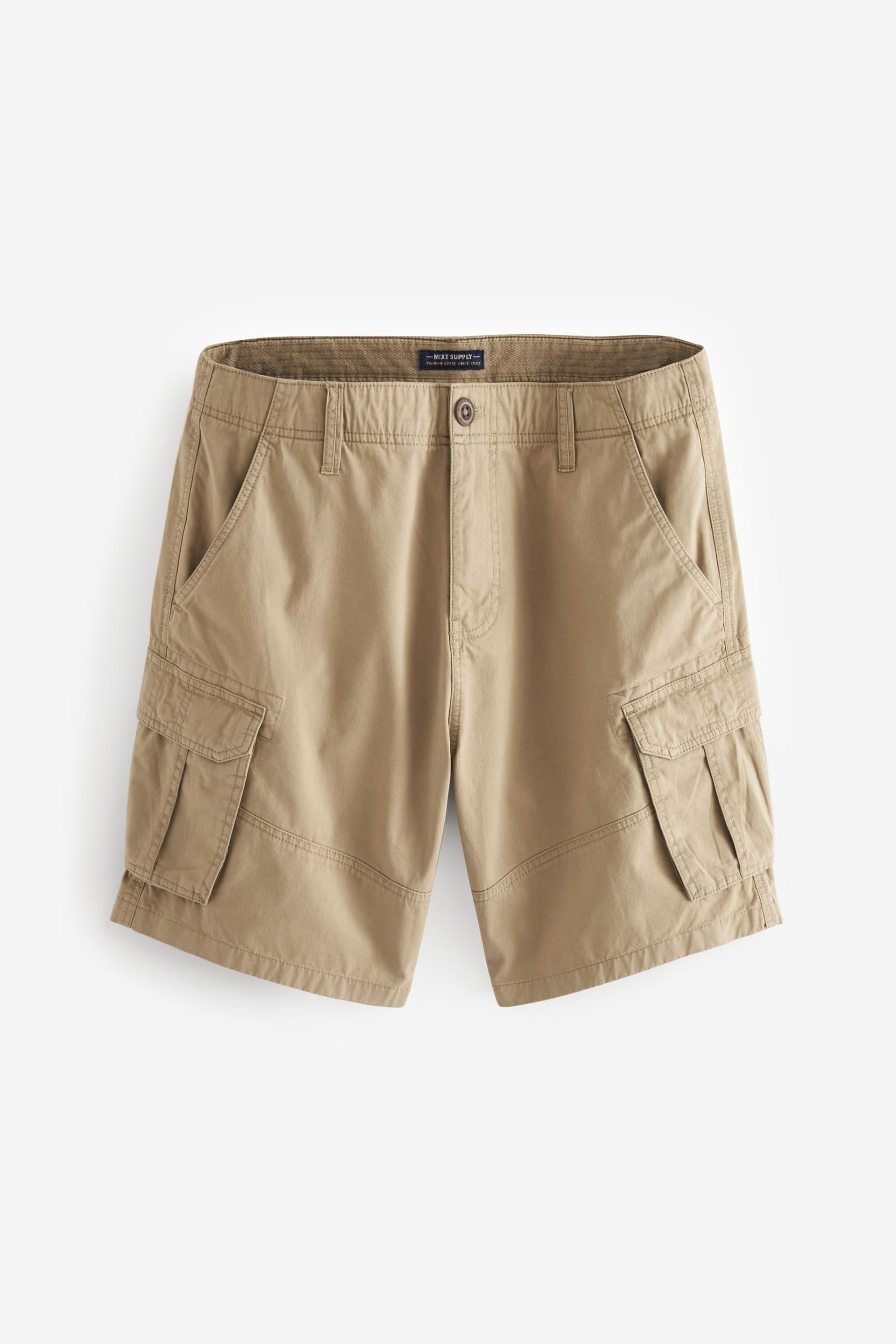 Navy Blue/Stone Natural Cargo Shorts 2 Pack - Image 9 of 13