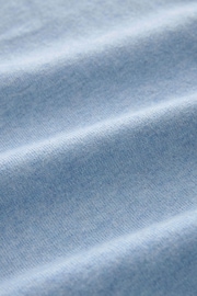 Light Blue Regular Fit Knitted Polo Shirt - Image 8 of 8