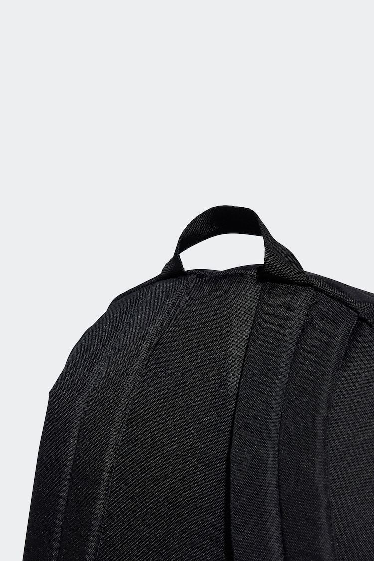 adidas Black/White Classic 3-Stripe Backpack - Image 6 of 6