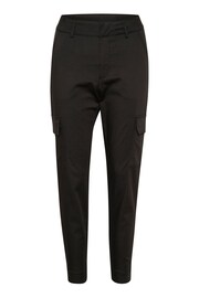 Kaffe Lea Black Trousers With Cargo Pockets - Image 5 of 6