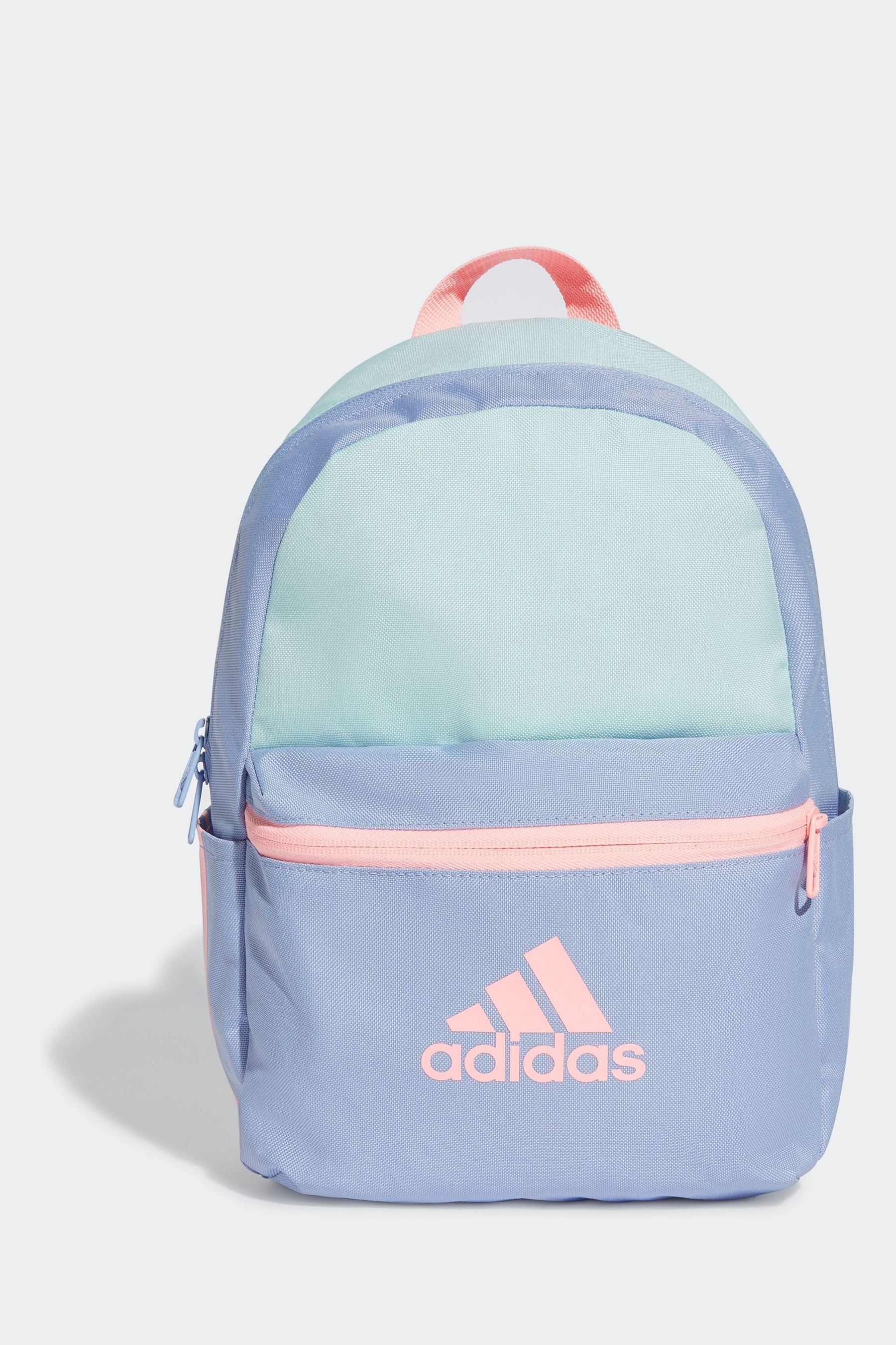 Adidas backpack grey and pink sales