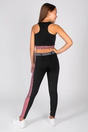 Pineapple Black Band Girls Midi Crop Top - Image 2 of 6