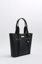 River Island Black Webbing Strap Shopper Bag - Image 3 of 6