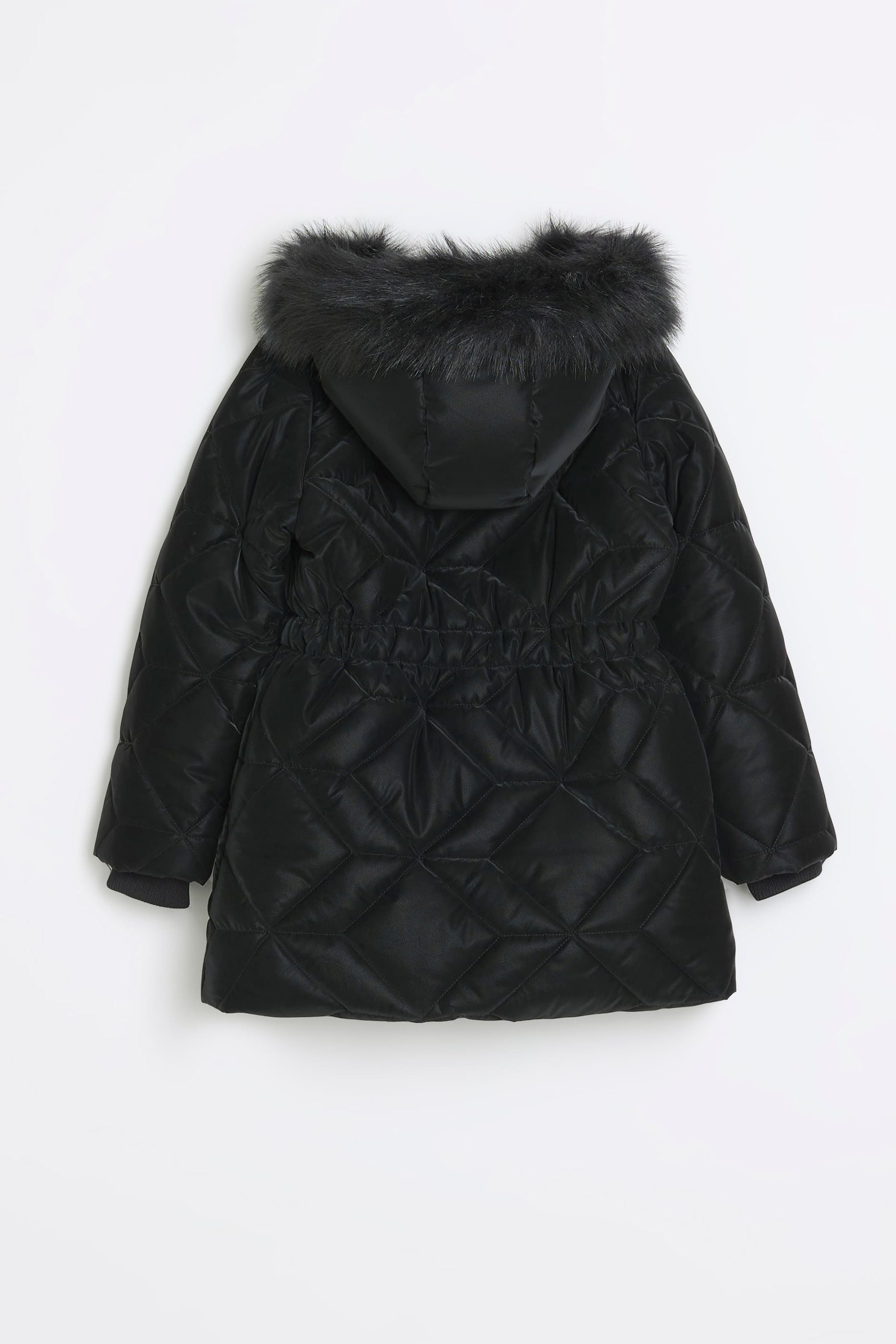 River island 2025 girls black coat