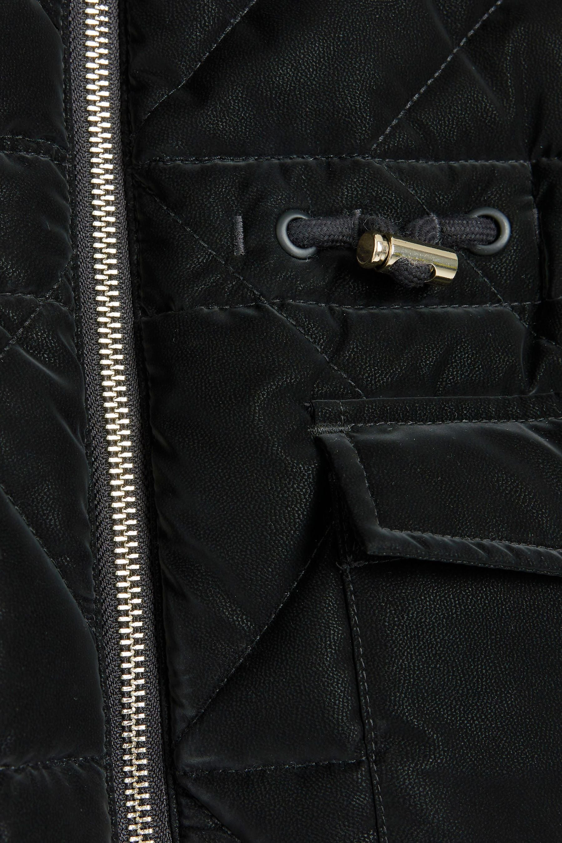 Girls black river island coat store