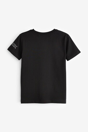 Black Xbox Short Sleeve Small Graphic T-Shirt (3-16yrs)