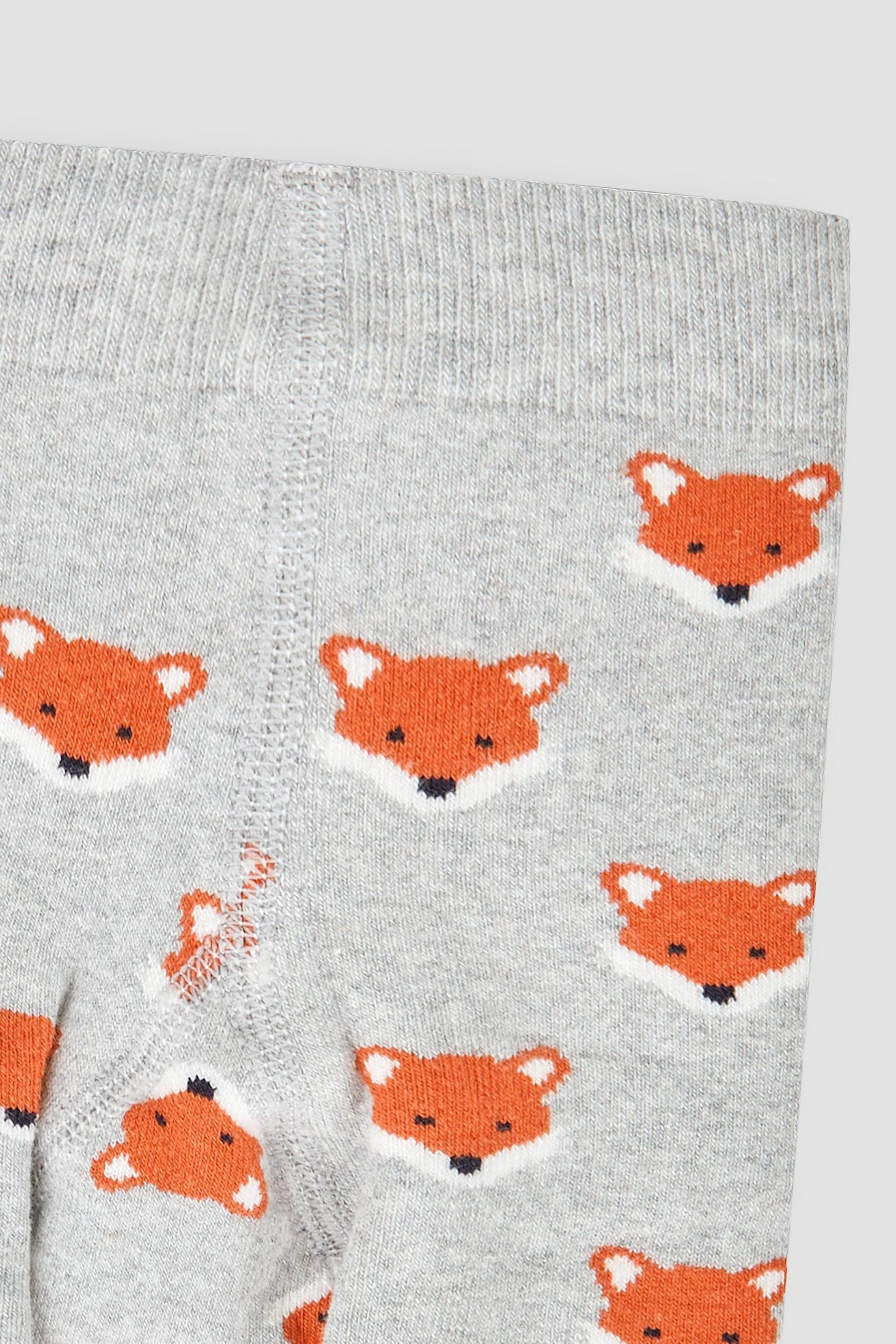 JoJo Maman Bébé Grey Fox Extra Thick Leggings - Image 3 of 3