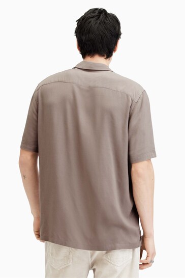 AllSaints Brown Venice Shirt
