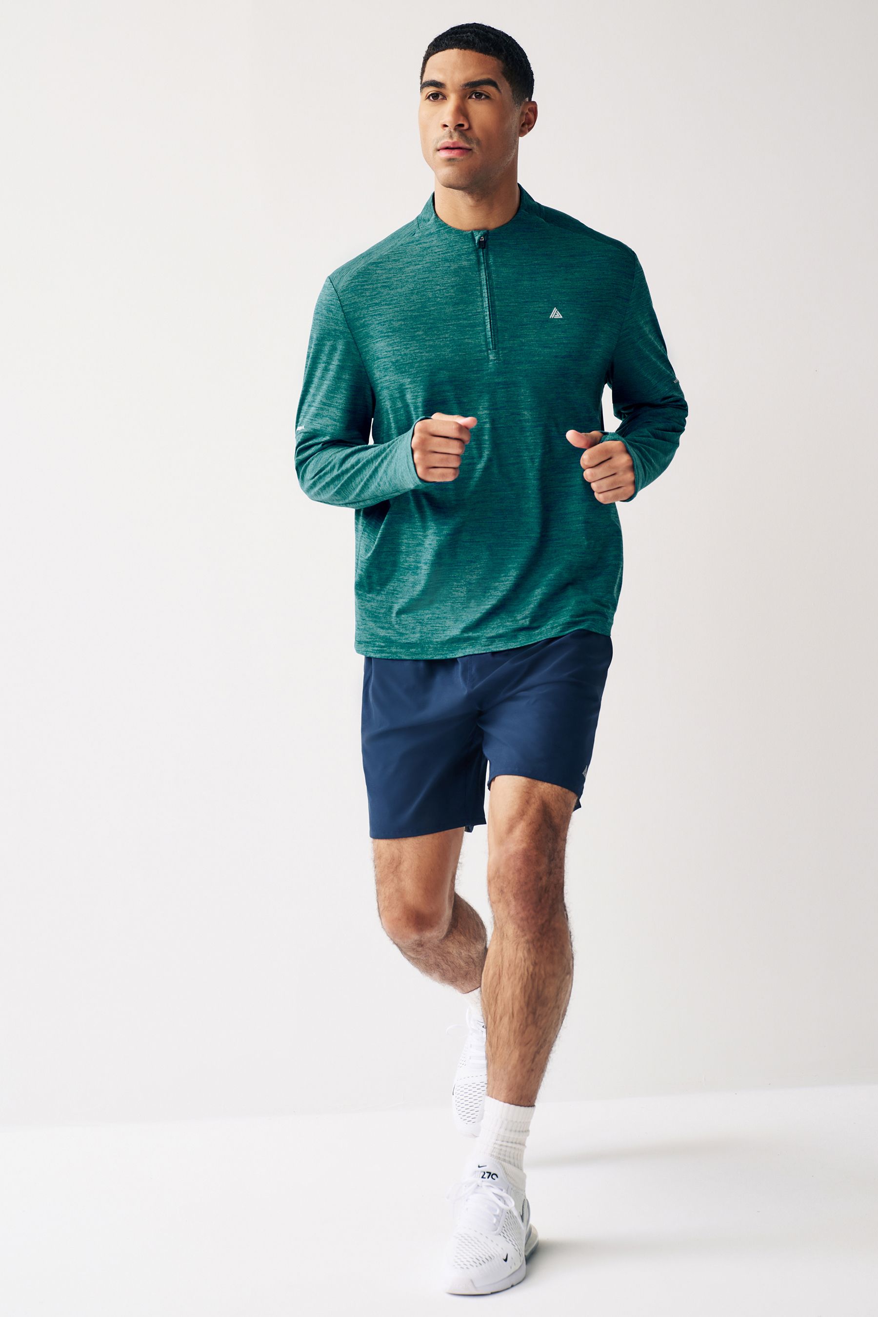 Zip up training top clearance