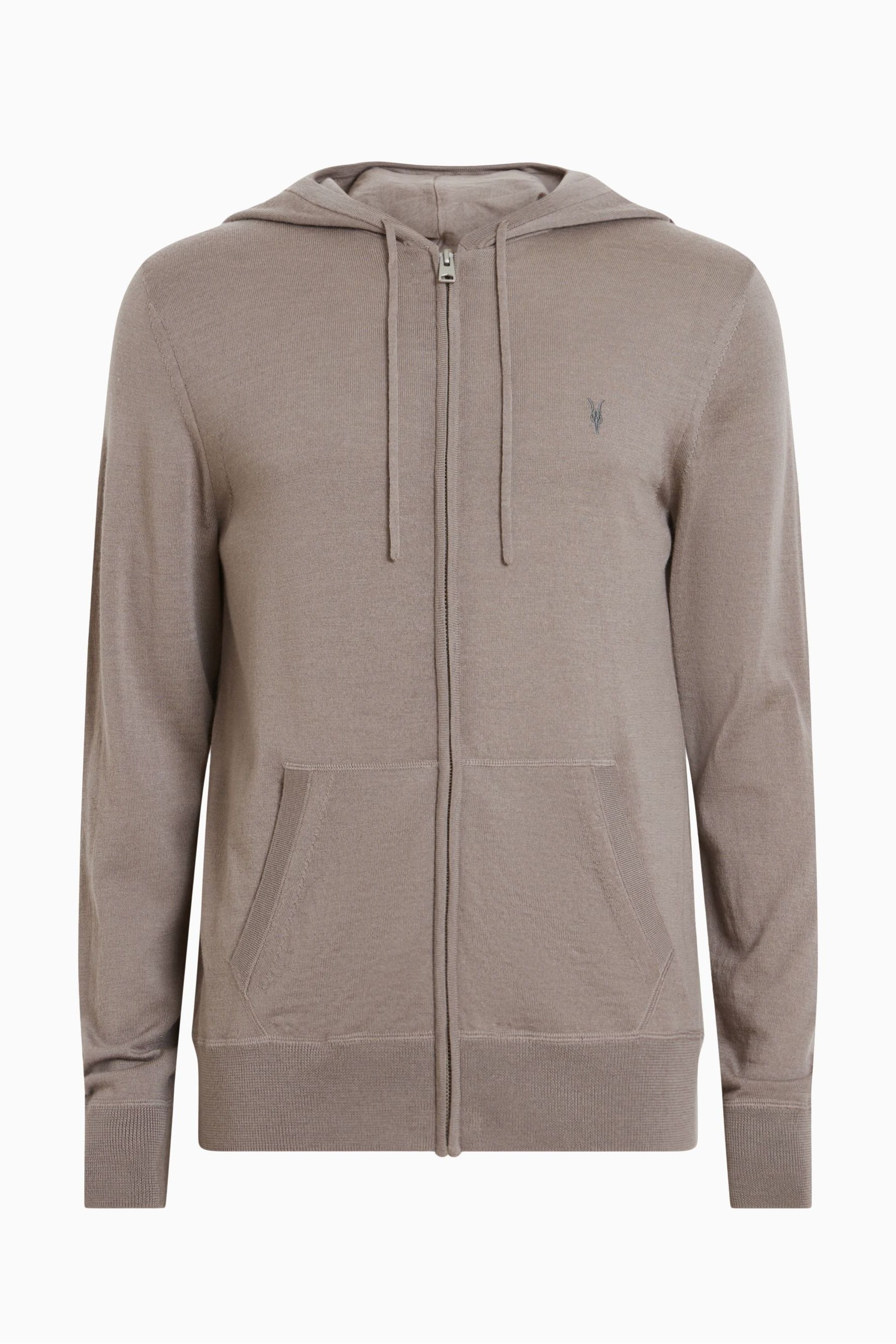 All saints mode merino zip hoodie shop