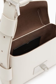 AllSaints White Frankie Cross-Body Bag - Image 10 of 10