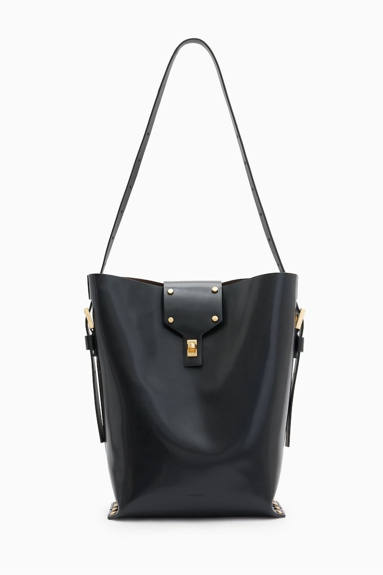 AllSaints Black Miro Shoulder Bag - Image 1 of 6