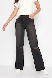 Long Tall Sally Black BEA Stretch Wide Leg Jeans - Image 2 of 3