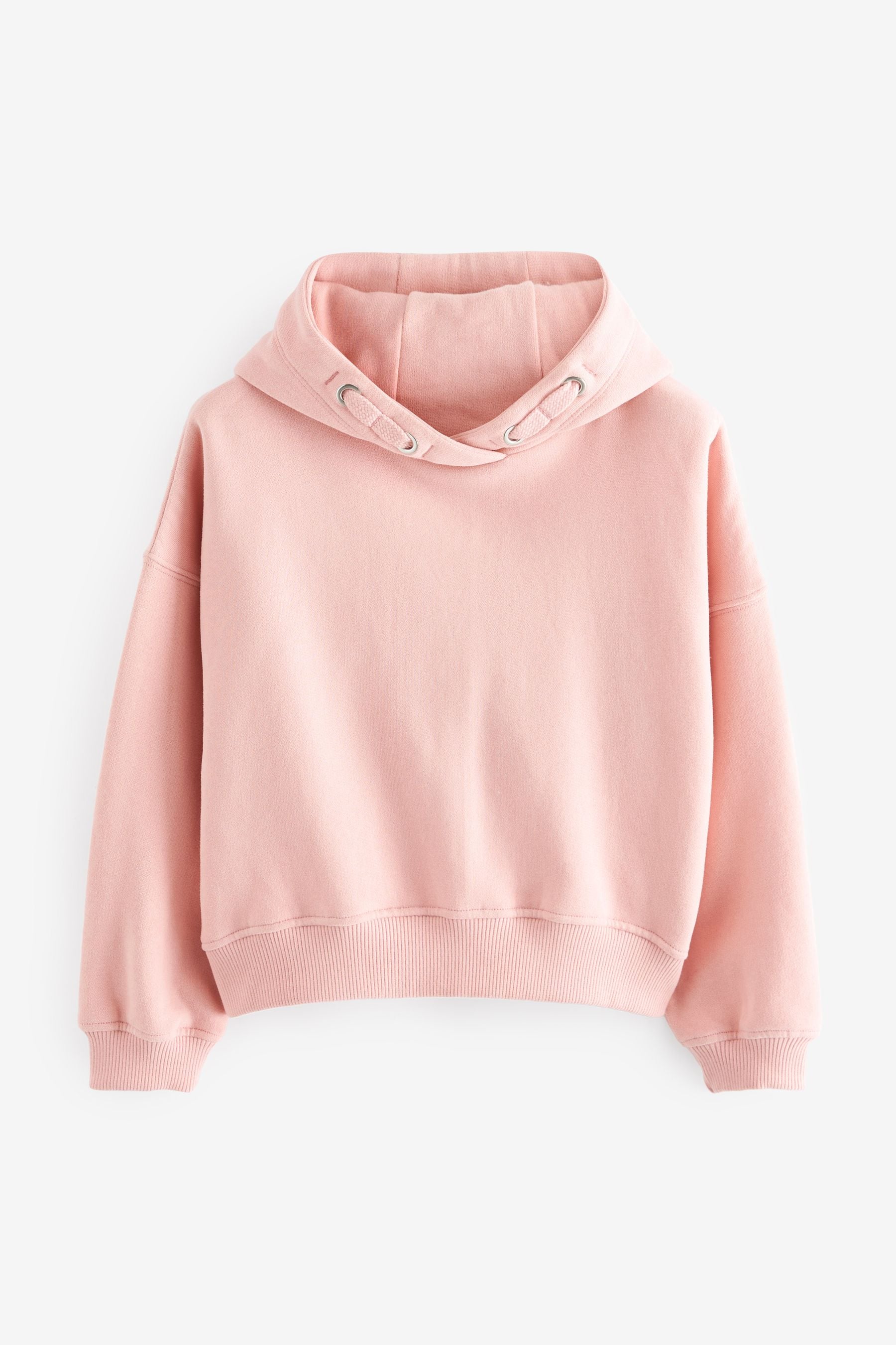 Light pink cropped sweatshirt top