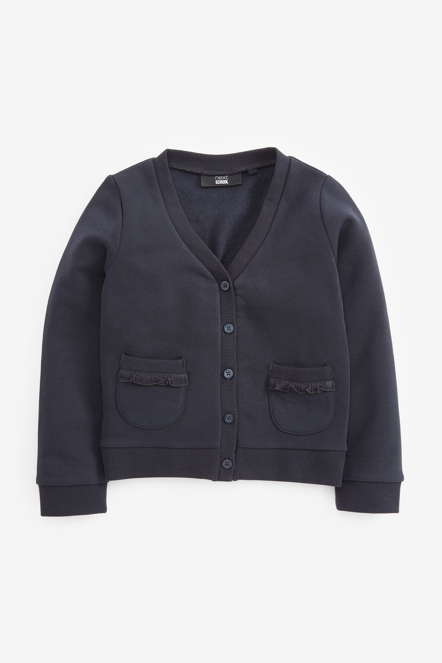 Navy jersey school cardigan sale