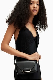 AllSaints Black Cross-Body Francine Bag - Image 1 of 8