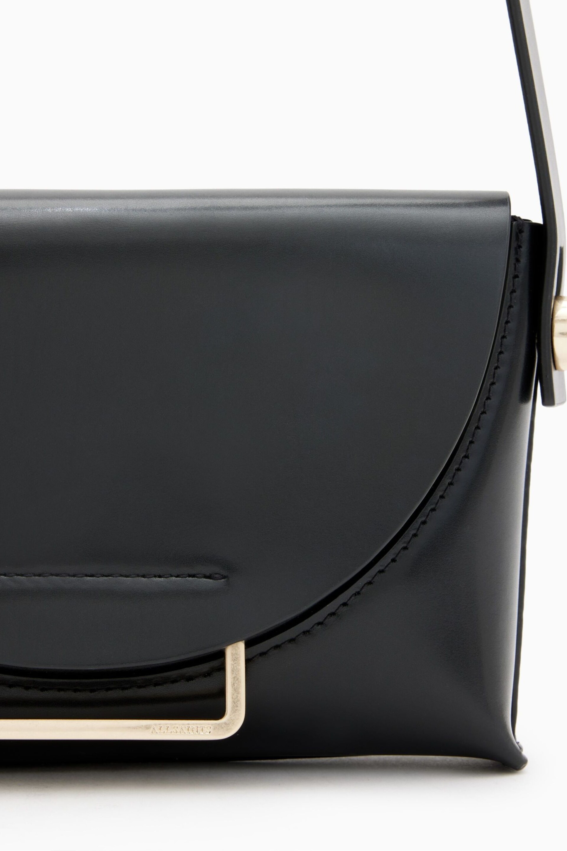 AllSaints Black Cross-Body Francine Bag - Image 7 of 8