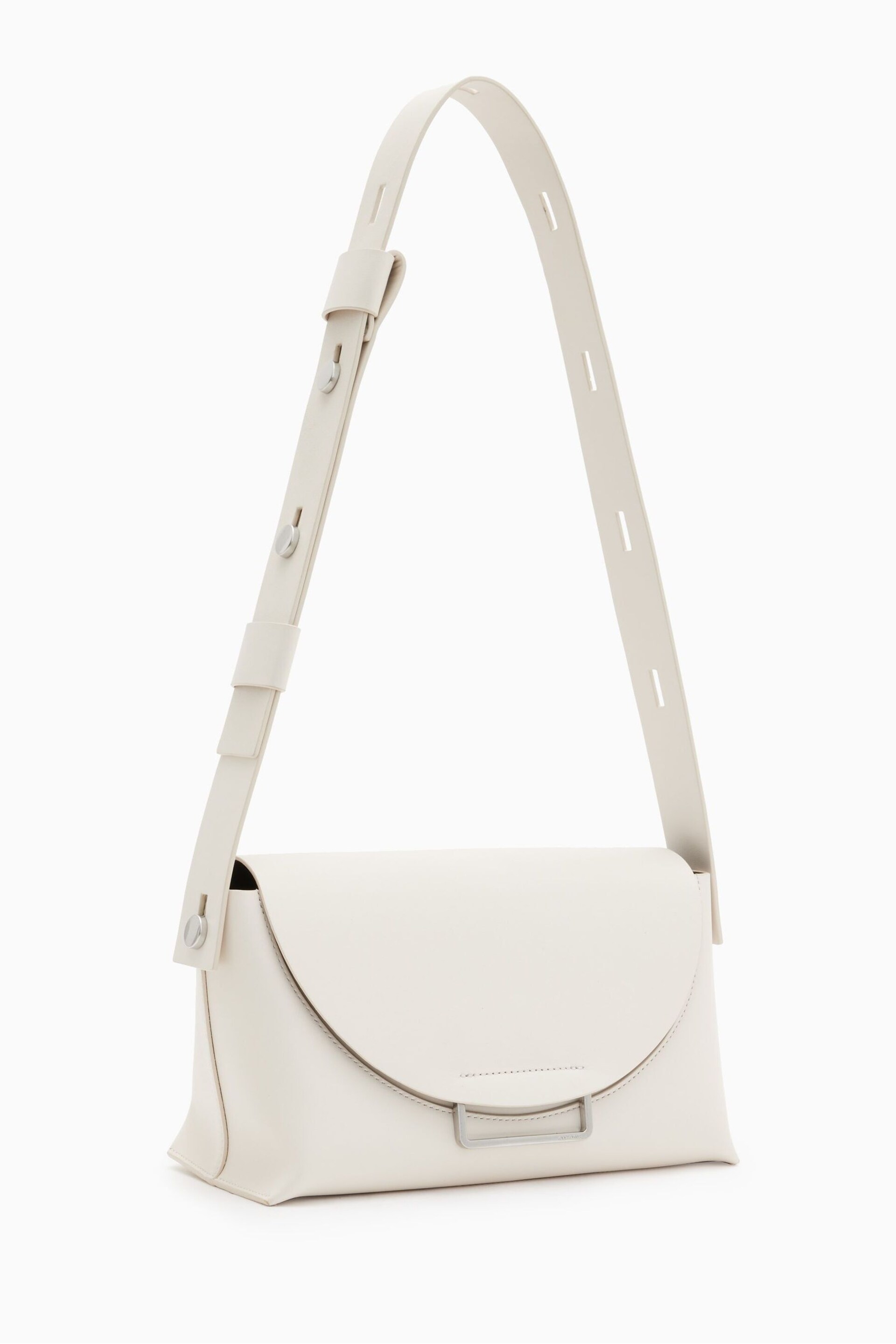 AllSaints White Celeste Cross-Body Bag - Image 4 of 8