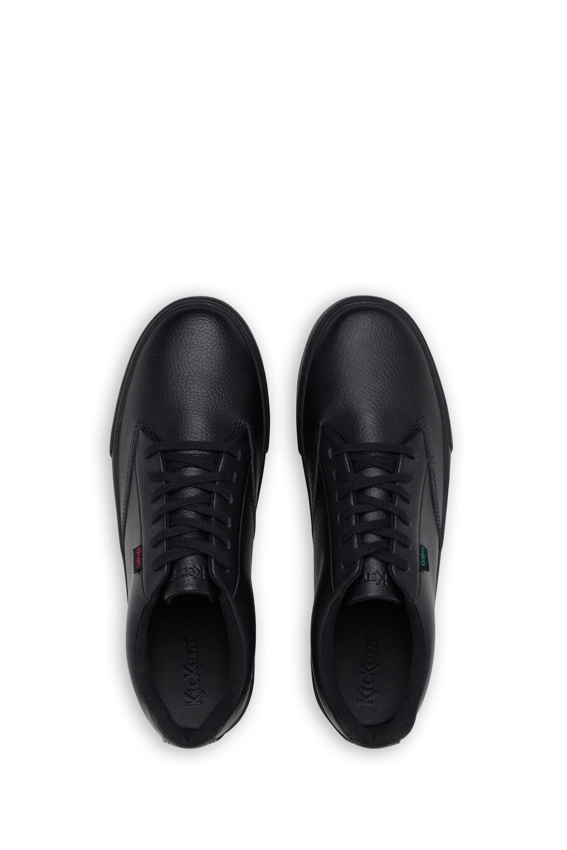 Kickers Black Tovni Tumble Shoes - Image 6 of 6