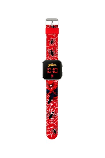Peers Hardy Red Disney Marvel Spiderman Red Strap LED Watch