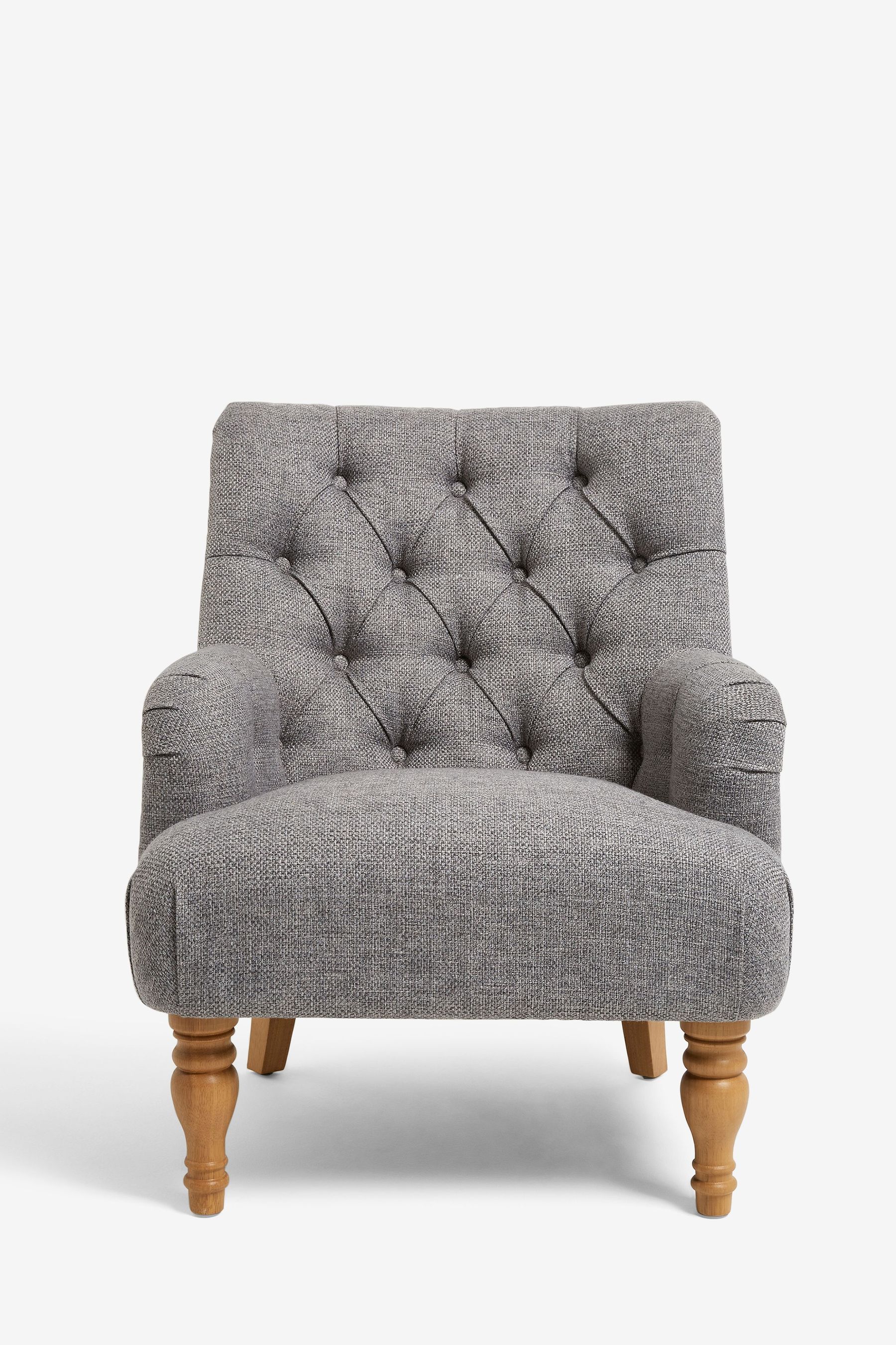 Grey shop armchair next