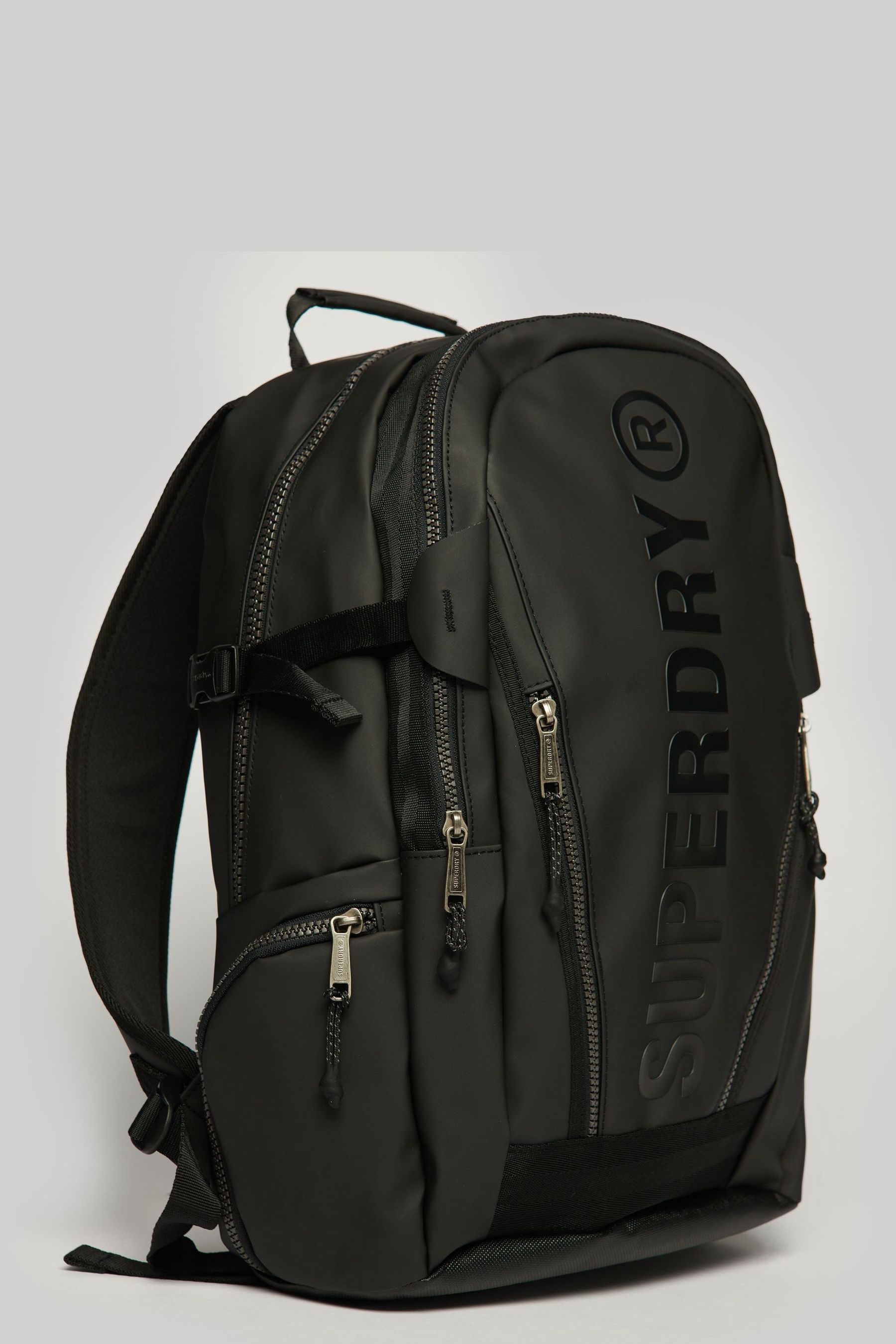 Superdry black rucksack store