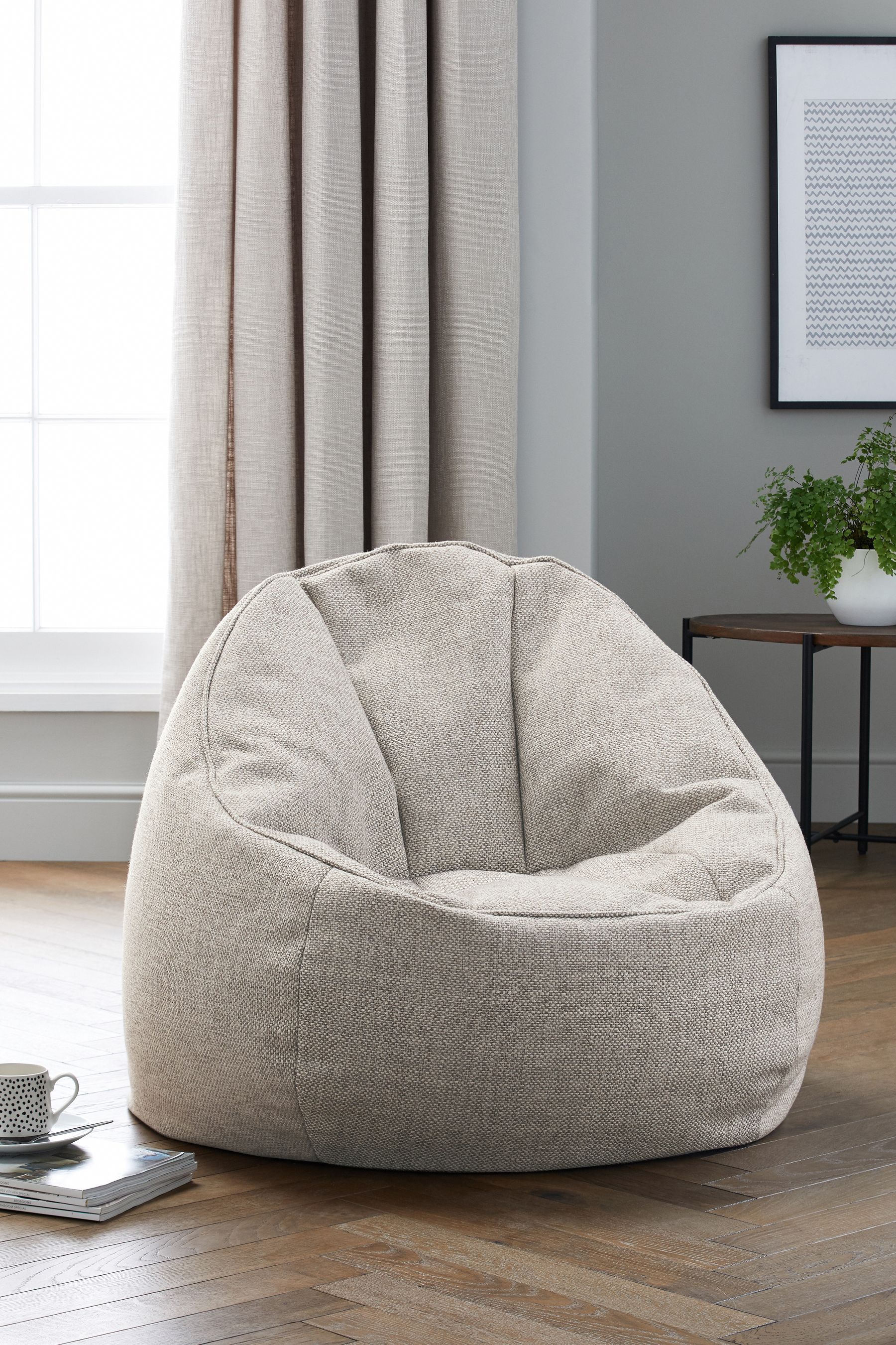 Buy Natural Chunky Weave Bean Bag Chair from the Next UK online shop