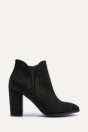 Linzi Black Freda Block Heeled Ankle Boots - Image 2 of 4