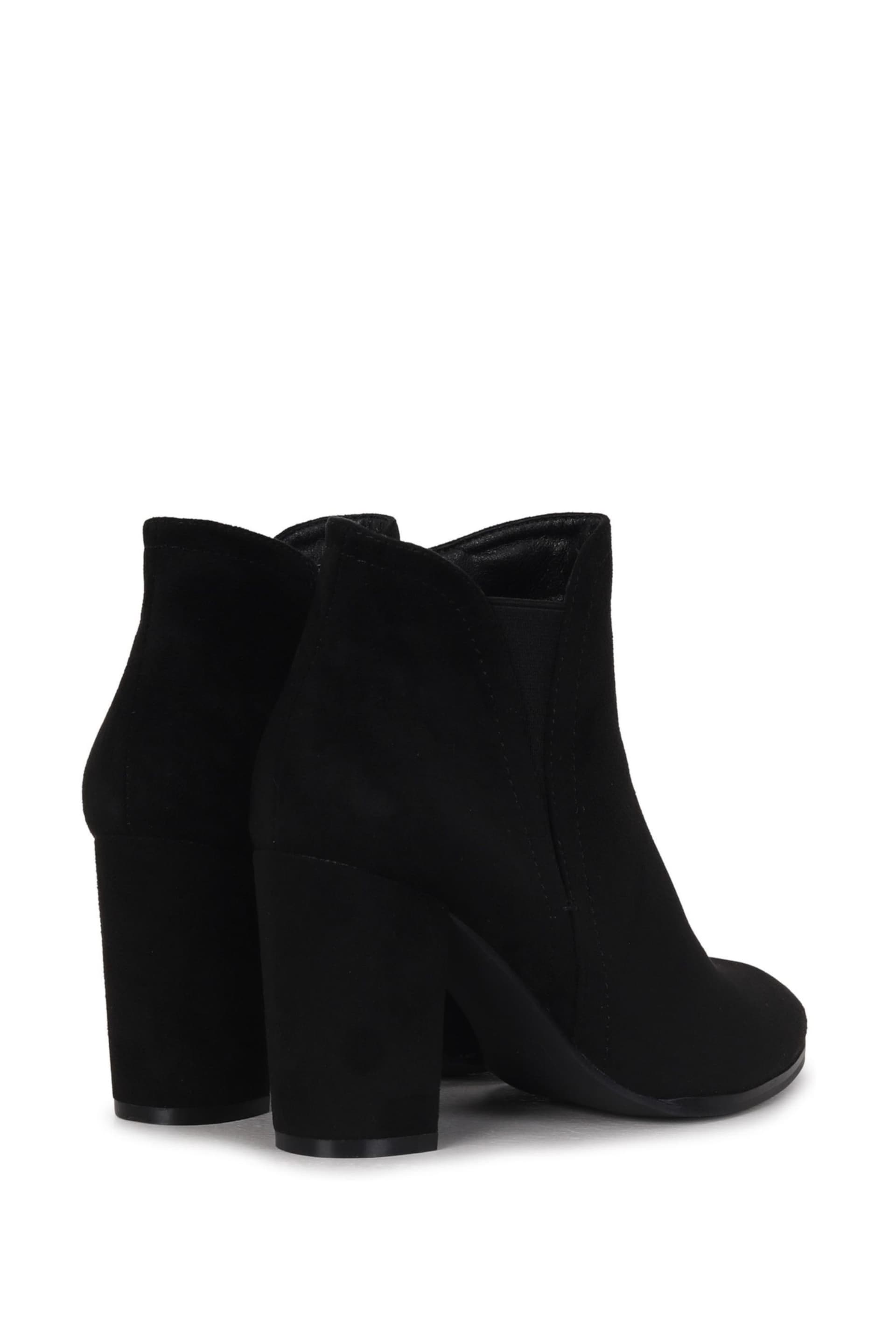 Linzi Black Freda Block Heeled Ankle Boots - Image 4 of 4