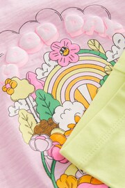 Pink/Green Character Short Sleeve Top and Shorts Set (3mths-7yrs) - Image 7 of 7