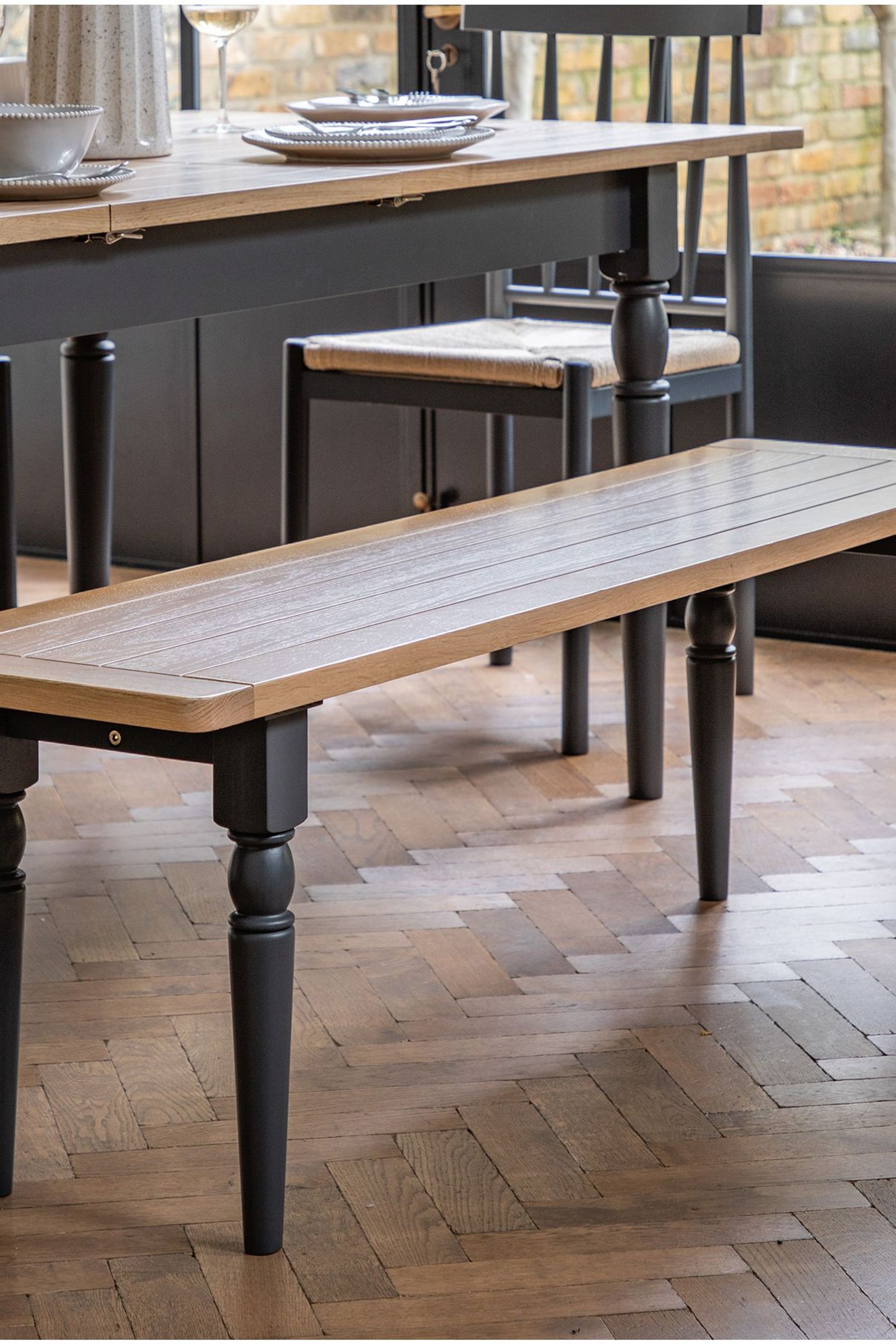 Gallery Home Meteor Leroy Dining Bench